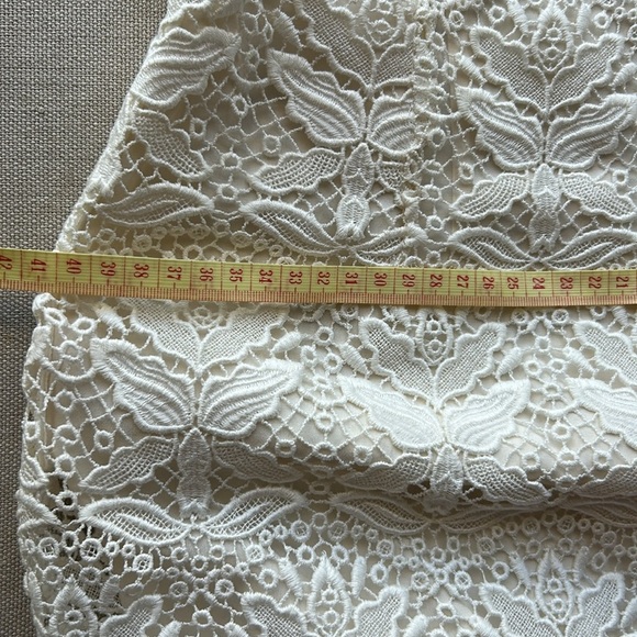 Emilio Pucci Cream White Lace One-Shoulder Mini Dress - Picture 15 of 15